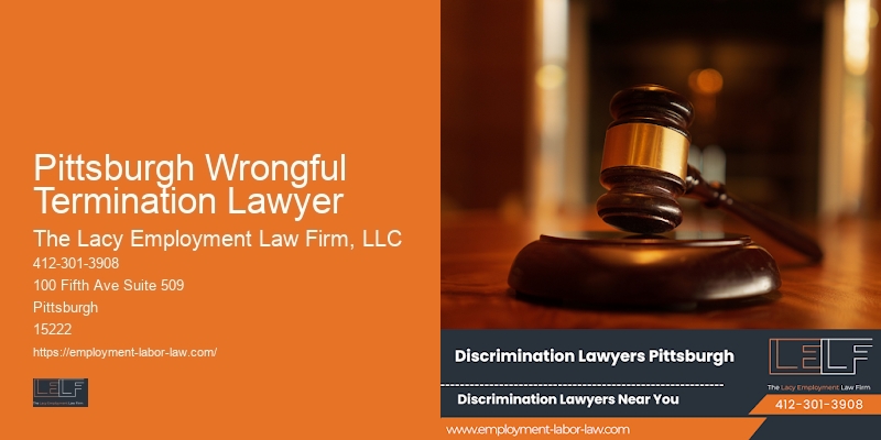 Workplace harassment lawyer near me Pittsburgh Wrongful Termination Lawyer