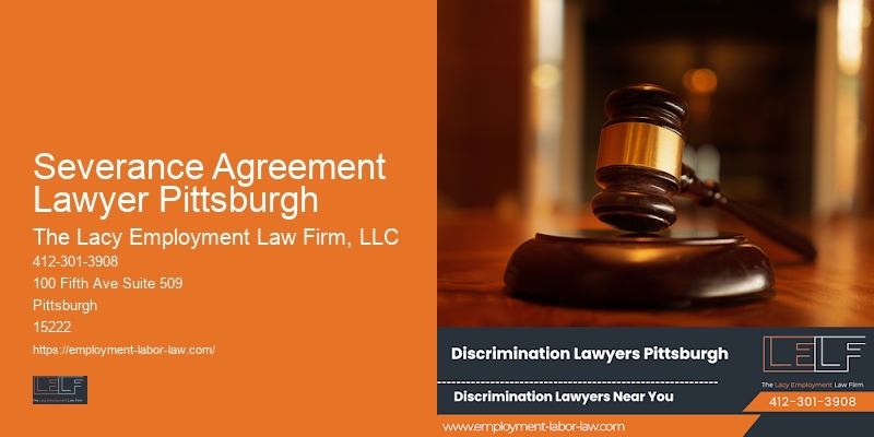 Severance Agreement Lawyer Pittsburgh workplace accommodation advocate