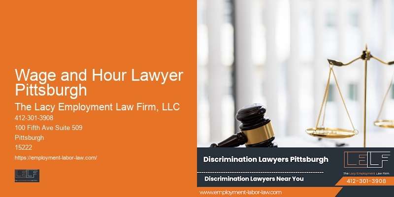 Wage and Hour Lawyer Pittsburgh severance package lawyer