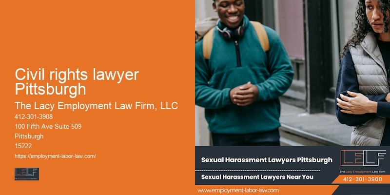 Legal defense for employment disputes Civil rights lawyer Pittsburgh