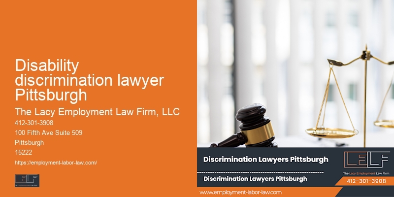 Wage and Hour Law Disability discrimination lawyer Pittsburgh