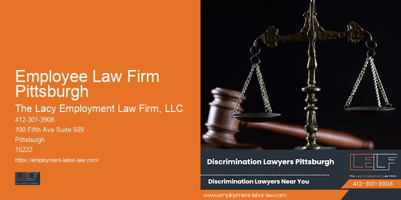 Employee Law Firm Pittsburgh Employment Legal Services