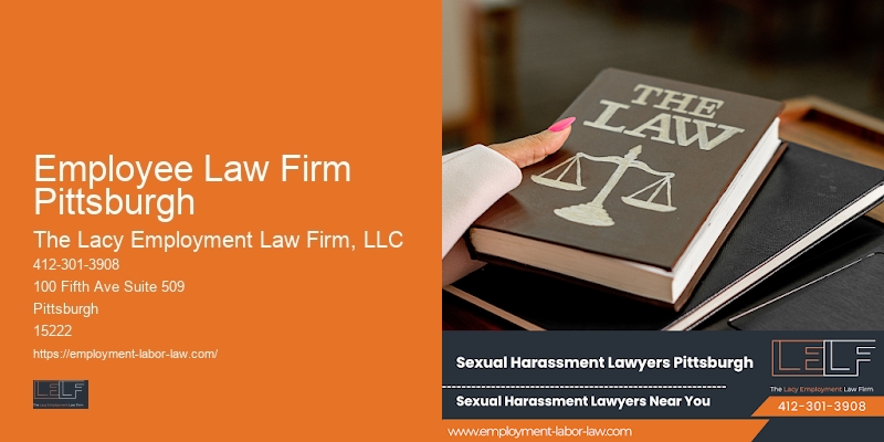 Employee Law Firm Pittsburgh wrongful termination legal help