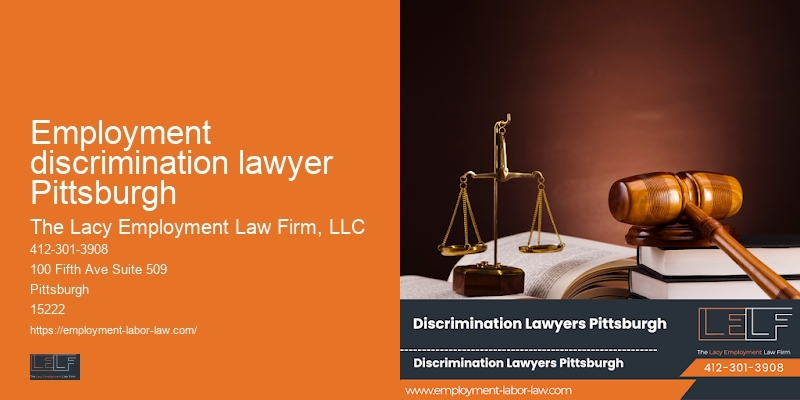 Legal Representation for Workplace Conflicts in Employment discrimination lawyer Pittsburgh