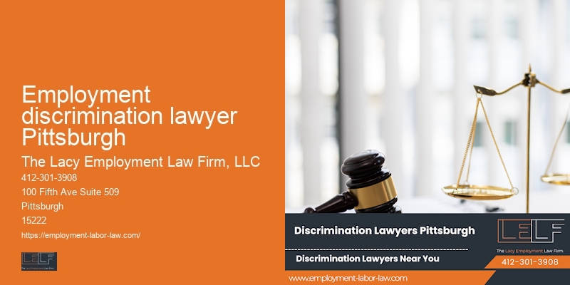 Affordable employment lawyer Employment discrimination lawyer Pittsburgh