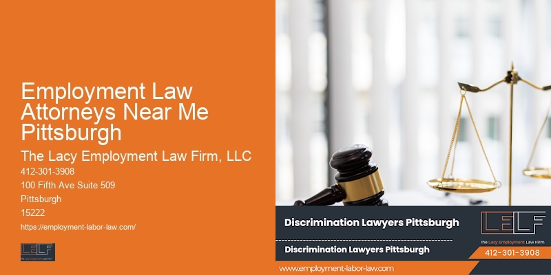 Wrongful Termination Advice and Legal Services in Employment Law Attorneys Near Me Pittsburgh