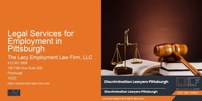 Legal Services for Employment in Pittsburgh Equal Pay Lawyers
