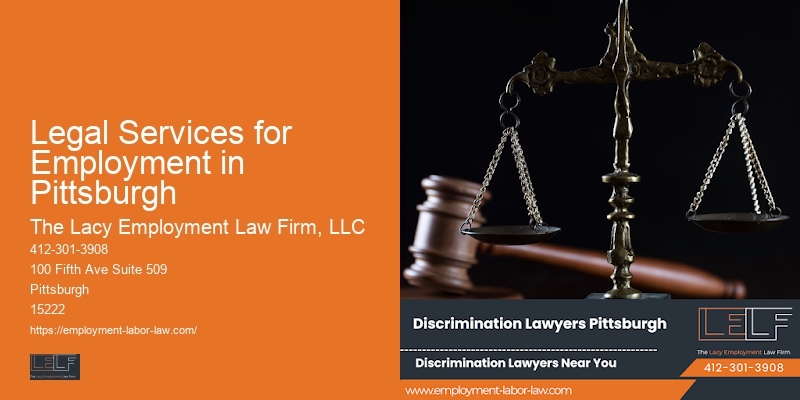 Legal Services for Employment in Pittsburgh Employment Legal Support
