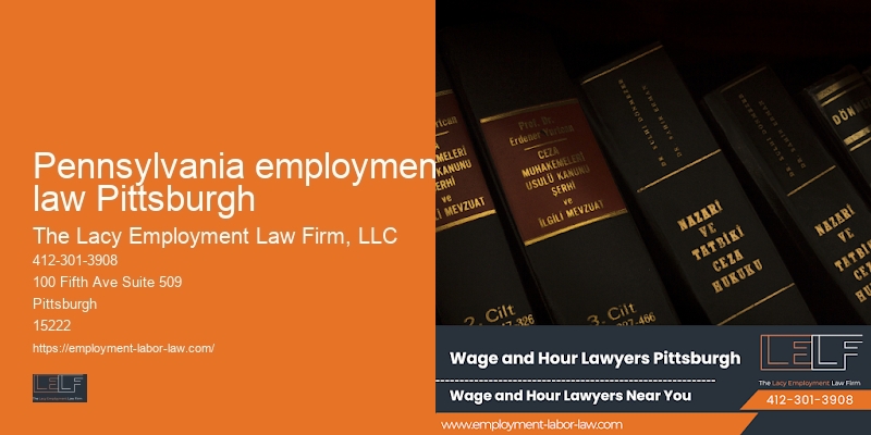 Workplace rights attorney Pennsylvania employment law Pittsburgh