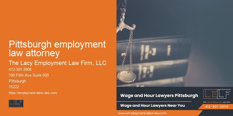 Employee Rights Law Firm Pittsburgh employment law attorney