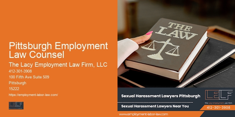 Lawyer for Employee Dispute Mediation in Pittsburgh Employment Law Counsel