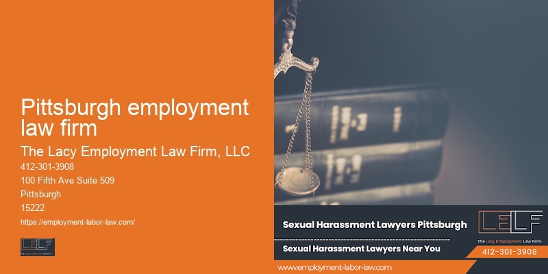 Pittsburgh employment law firm employment law mediation services