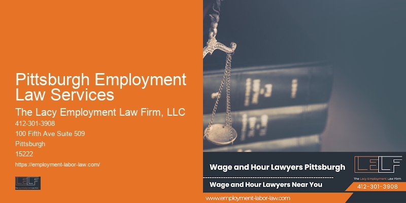 Employee rights attorney near me Pittsburgh Employment Law Services