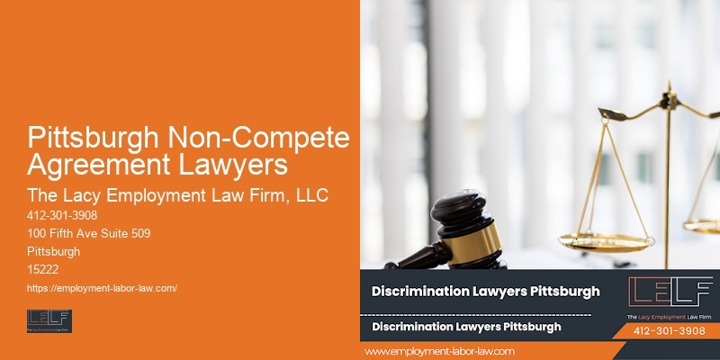 Pittsburgh Non-Compete Agreement Lawyers Employment Law Experts