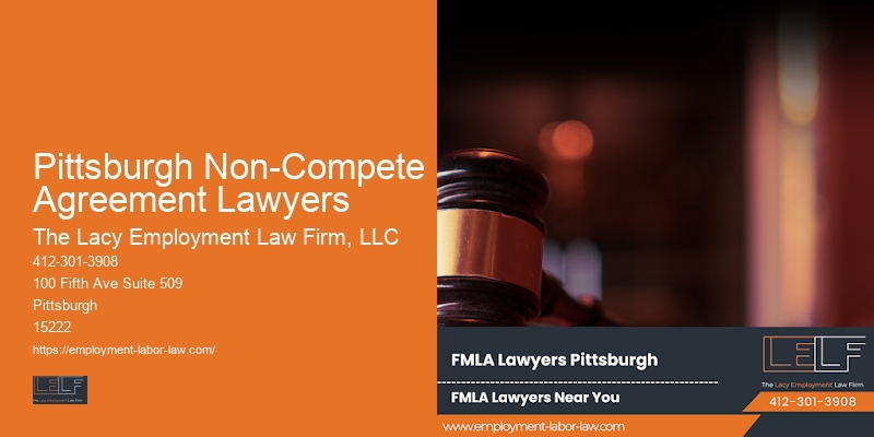 Retaliation lawyer Pittsburgh Non-Compete Agreement Lawyers