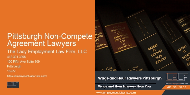 Discrimination Legal Counsel in Pittsburgh Non-Compete Agreement Lawyers