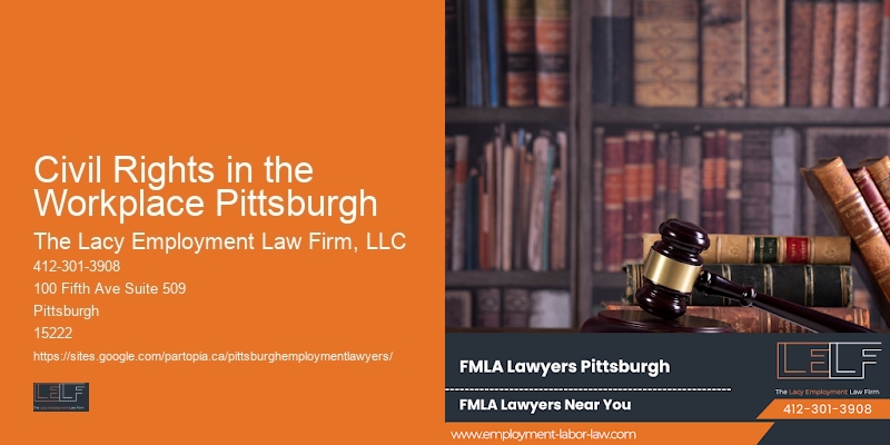 Legal counsel for Civil Rights in the Workplace Pittsburgh workers