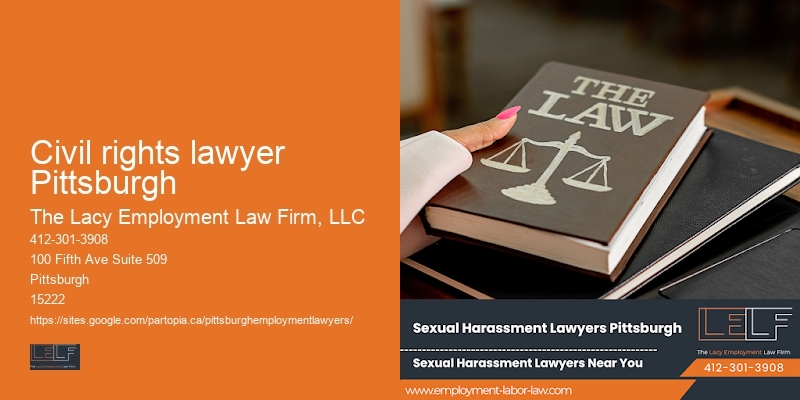Civil rights lawyer Pittsburgh employment litigation support