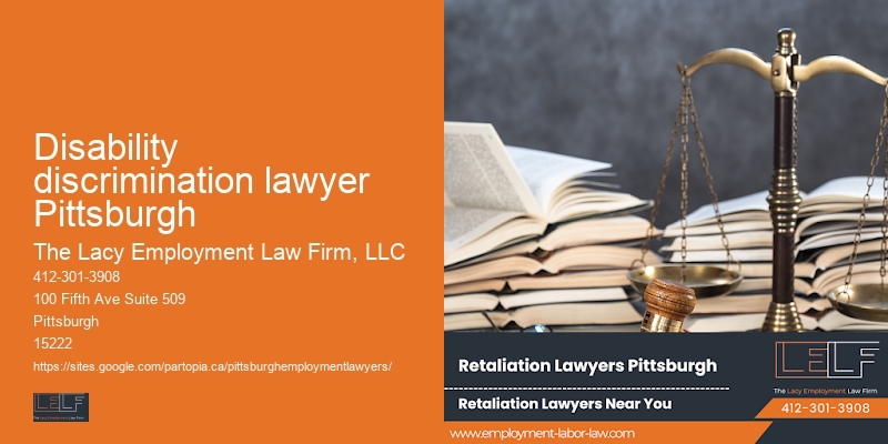 Disability discrimination lawyer Pittsburgh Employment Law Assistance