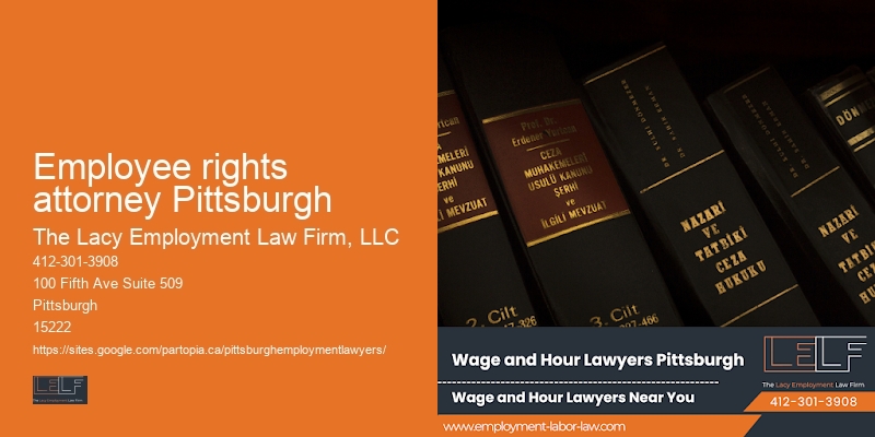 Employment Law Advice Employee rights attorney Pittsburgh