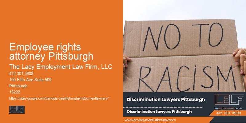 Employee rights attorney Pittsburgh overtime pay disputes lawyer