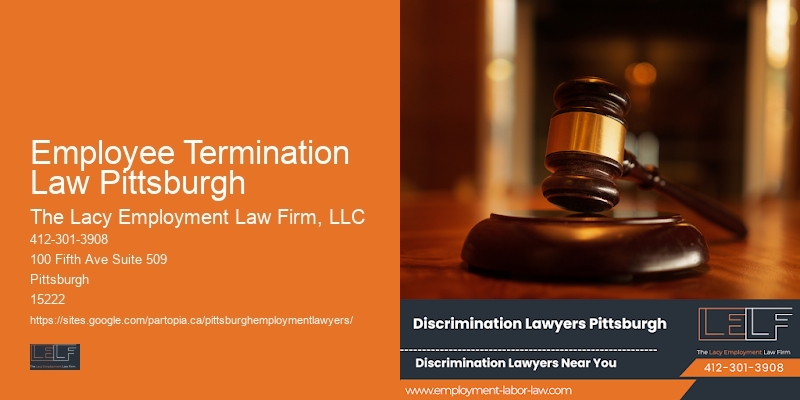 Comprehensive Employment Law Firm in Employee Termination Law Pittsburgh