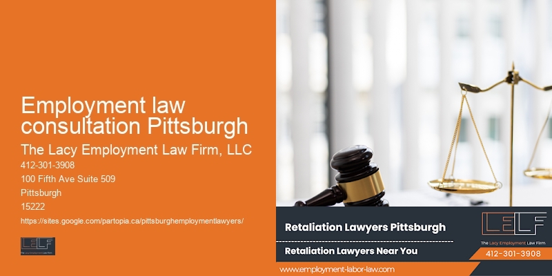 Employment law consultation Pittsburgh workplace accommodation advocate