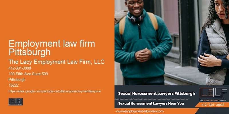 Retaliation attorney Employment law firm Pittsburgh