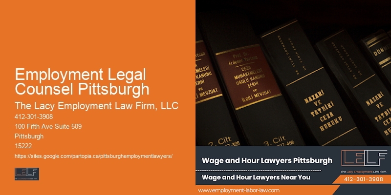 Employment Law Representation Employment Legal Counsel Pittsburgh