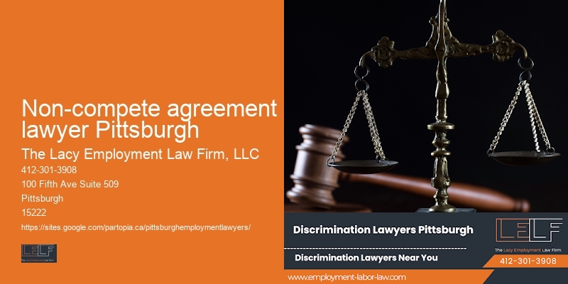 Workplace Retaliation Law Non-compete agreement lawyer Pittsburgh