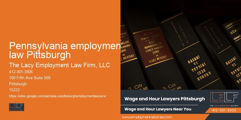 Pennsylvania employment law Pittsburgh sexual harassment legal expert