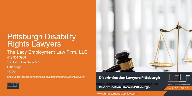 Pittsburgh Disability Rights Lawyers Equal Pay Lawyers