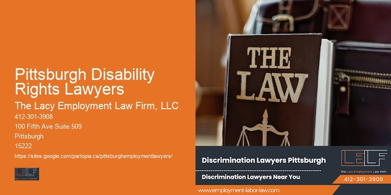 Legal help for Pittsburgh Disability Rights Lawyers employees