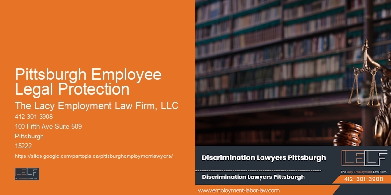Civil rights attorney Pittsburgh Employee Legal Protection employment