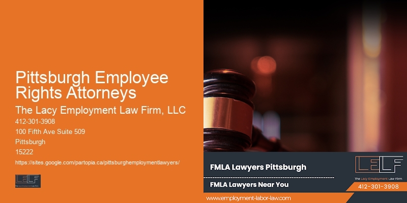 Wrongful Termination Advice and Legal Services in Pittsburgh Employee Rights Attorneys