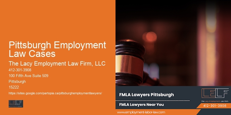 Pittsburgh Employment Law Cases job termination lawyer
