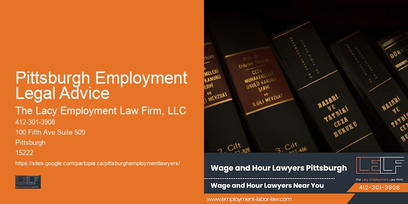 Workplace fairness attorney Pittsburgh Employment Legal Advice