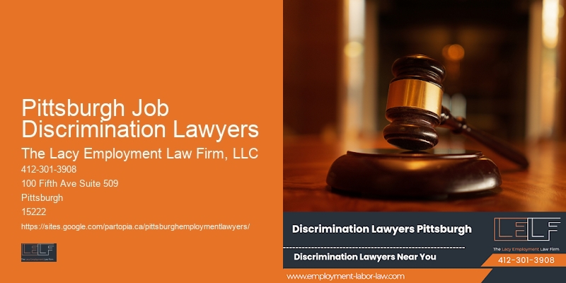 Pittsburgh Job Discrimination Lawyers Employment Law Defense Attorney