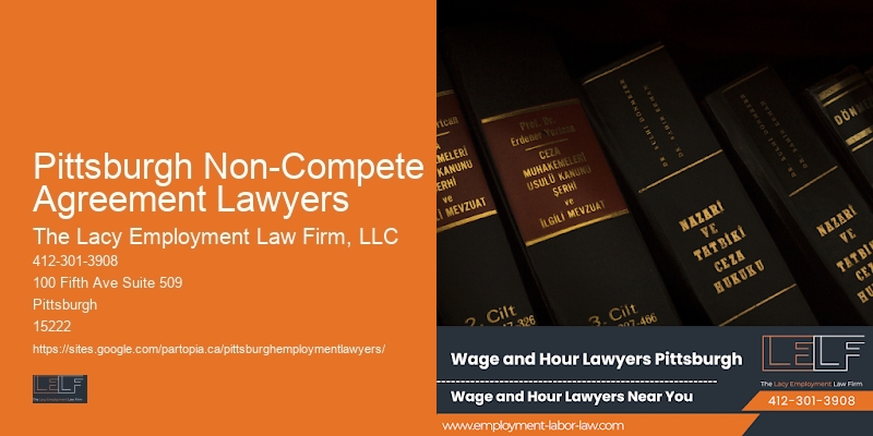Employment law advice for employees Pittsburgh Non-Compete Agreement Lawyers