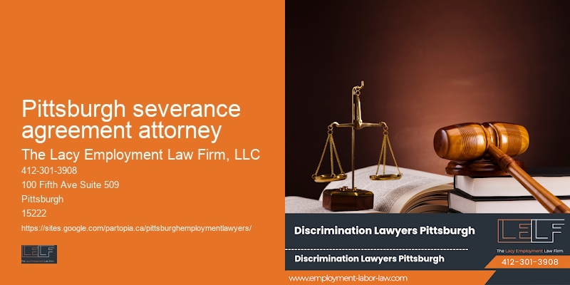 Pittsburgh severance agreement attorney Employment Litigation Attorneys