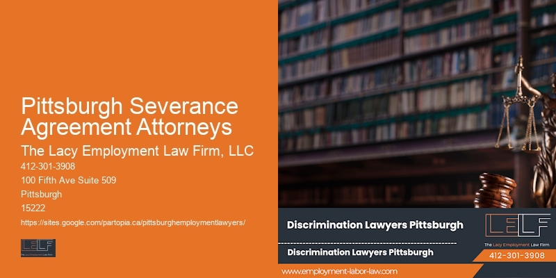 Pittsburgh Severance Agreement Attorneys Lawyer for Workplace Discrimination Issues