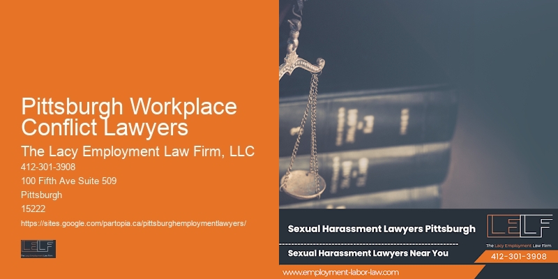 Workplace retaliation attorney Pittsburgh Workplace Conflict Lawyers