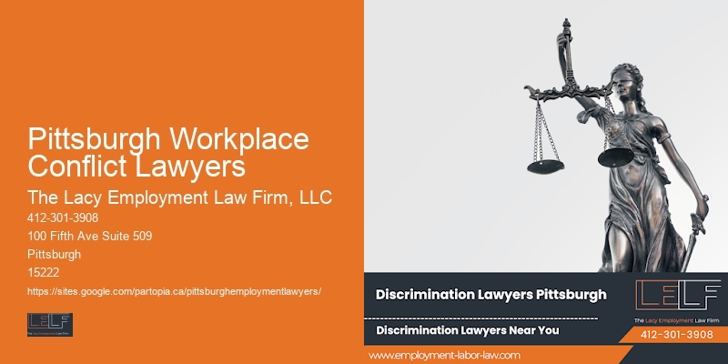 Pittsburgh Workplace Conflict Lawyers severance agreement law firm