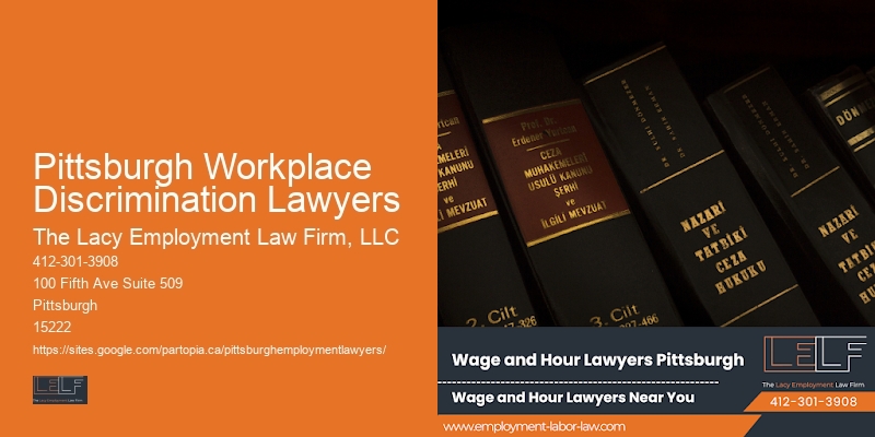 Employment contract law firm Pittsburgh Workplace Discrimination Lawyers