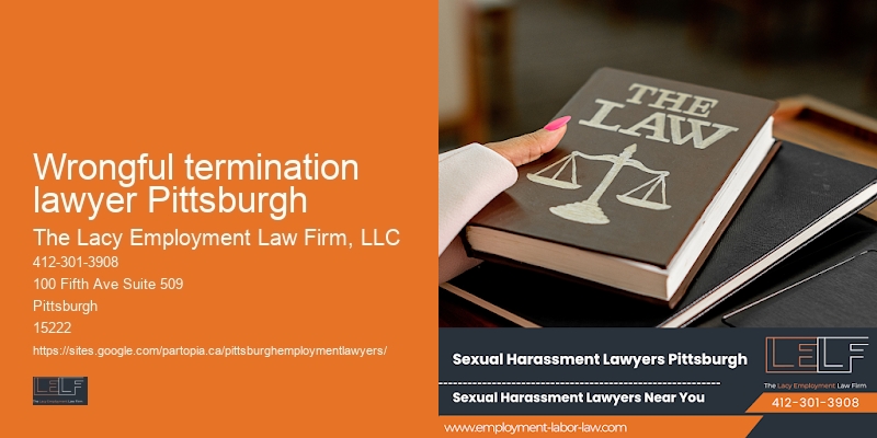 Employee Rights Advocacy Wrongful termination lawyer Pittsburgh