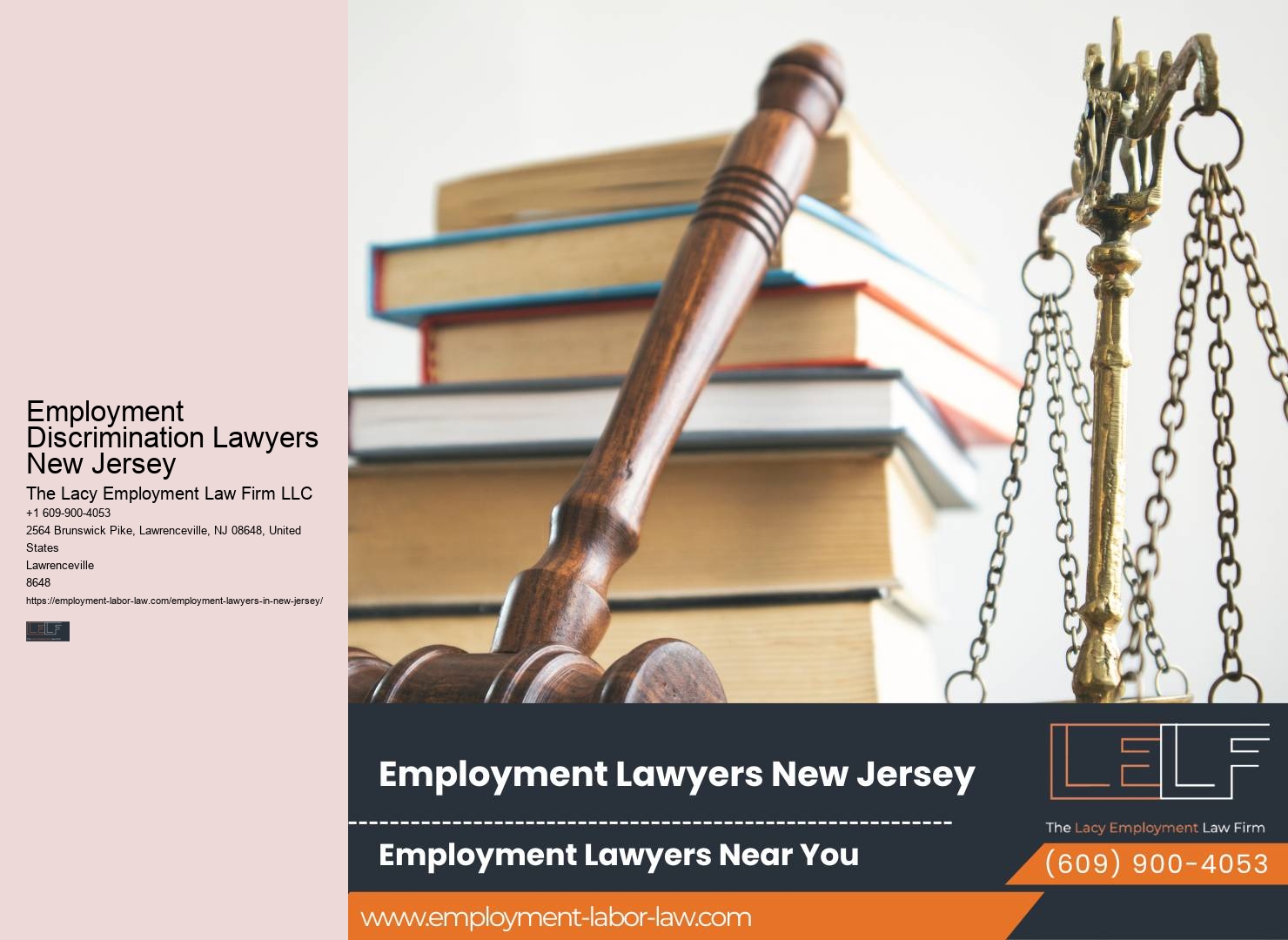 NJ employment law representation
