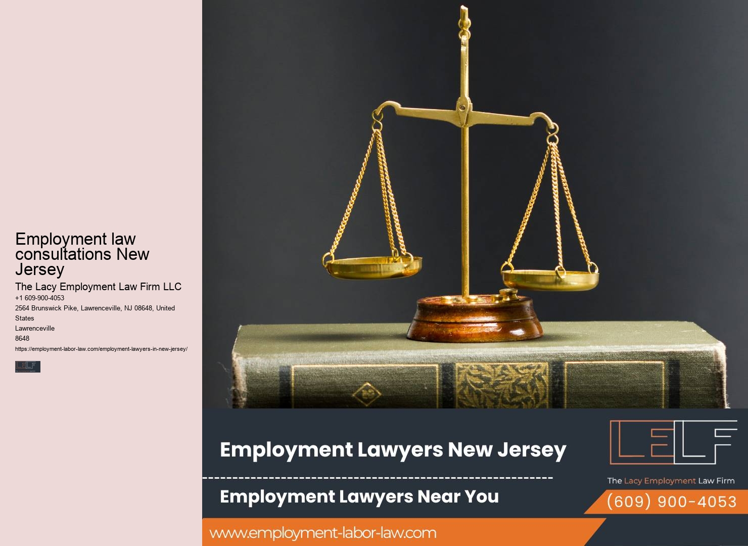 Workplace discrimination law attorney NJ