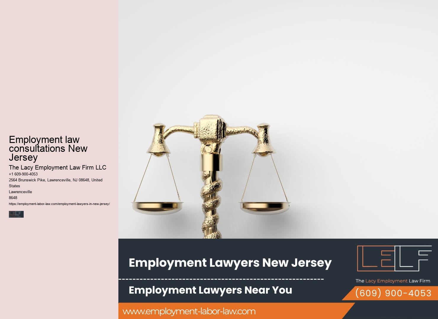 NJ employment contract disputes lawyer