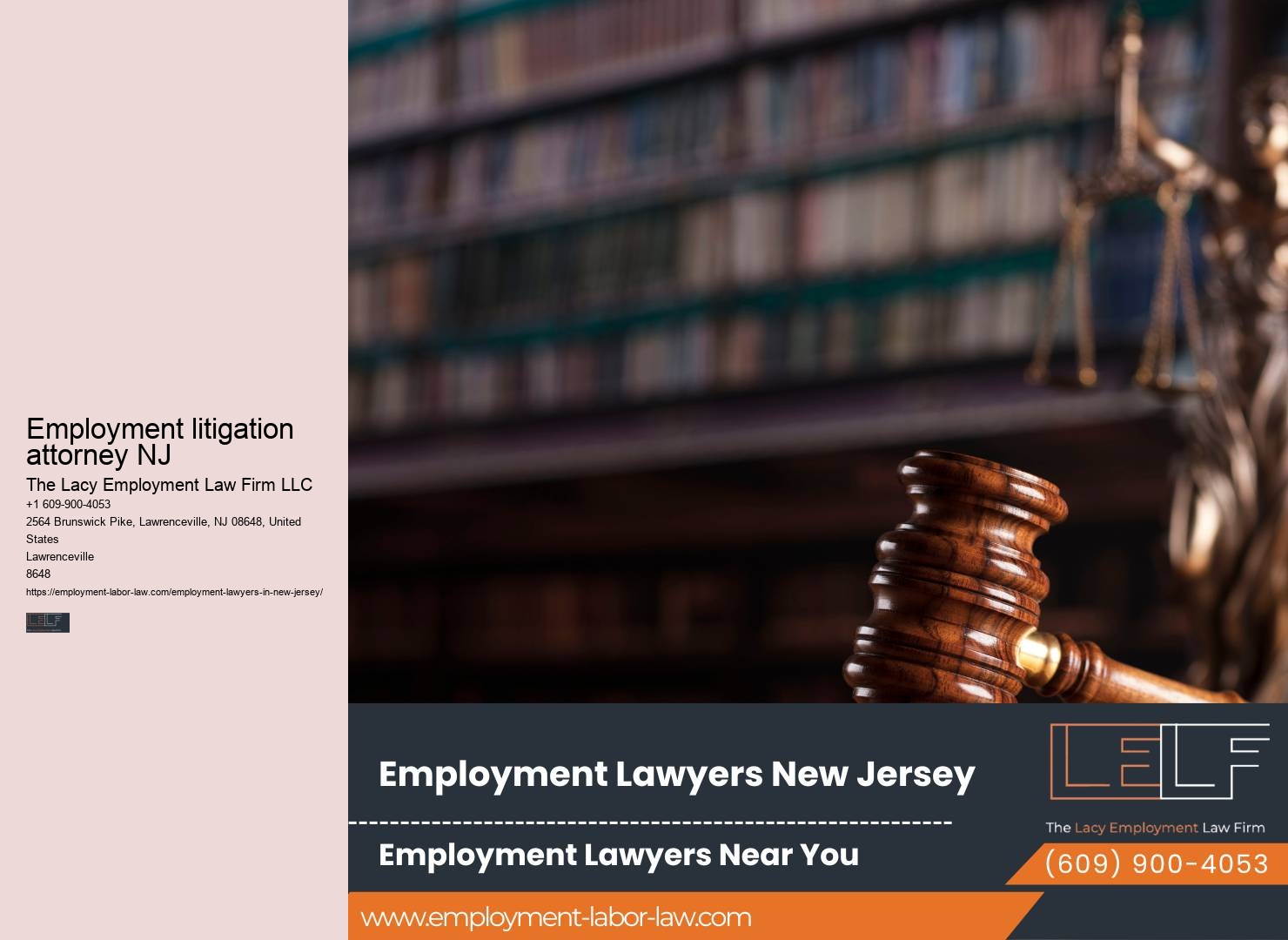 NJ employment contract dispute attorney