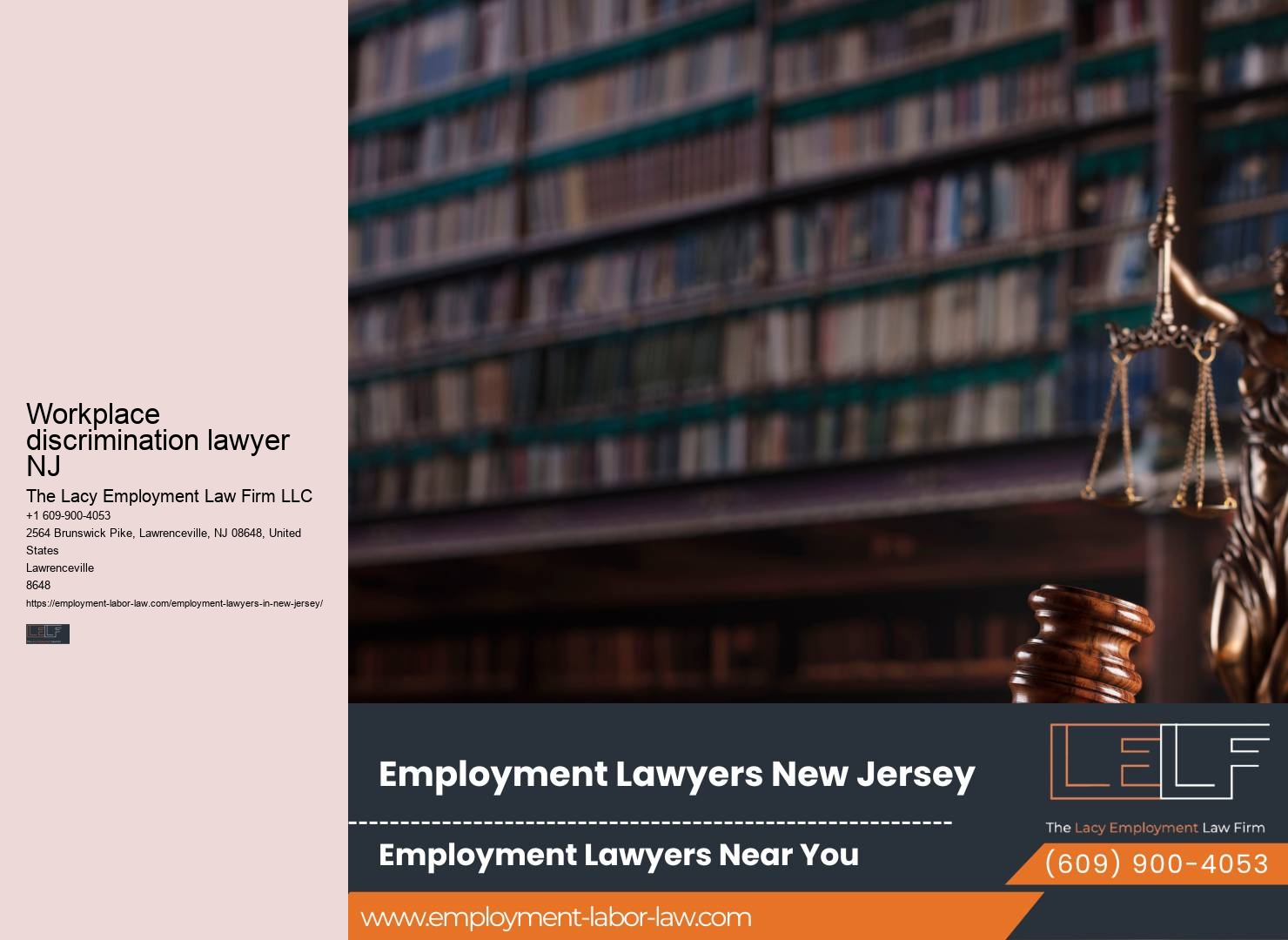Employee rights in New Jersey